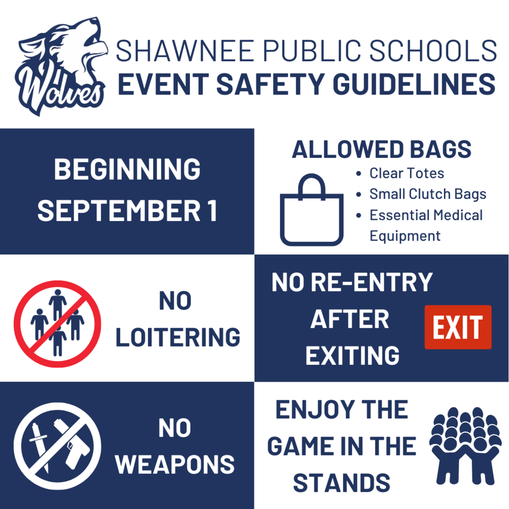 New Safety Guidelines for SPS Events Shawnee High School
